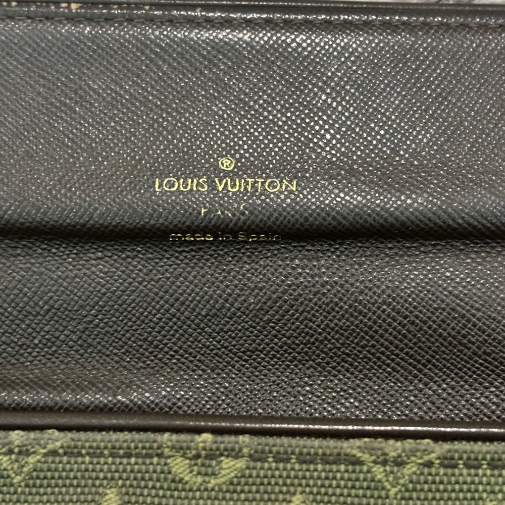 Louis Vuitton Mini Lin Wallet - Women | Color: Green - Picture 12 of 15